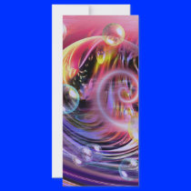 Modern Abstract Art Rack Card Design