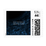 Modern Abstract Blue Lens Stamp