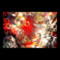 Modern Abstract Digital Art Poster Print