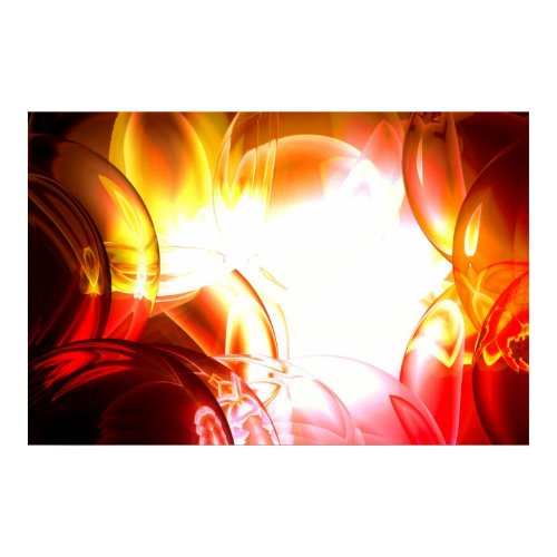 Modern Abstract Digital Art Wall Poster Print print