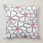 Modern Abstract Floral Pattern Pillows