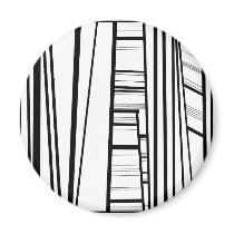 modern abstract magnet - pseudo zebra style by Mugen_lottX modern abstract magnet - pseudo zebra style