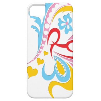 Modern Abstract on white iPhone 5 Covers