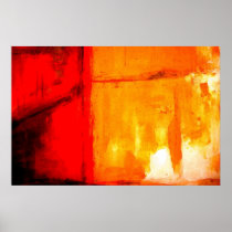 Modern Abstract Painting Art Print Poster