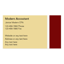 Modern Accountant Business Cards