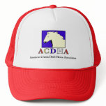 Modern ACDHA Red & White hat