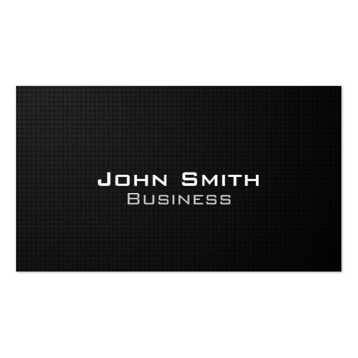 Modern All Black Texture No.3 Business Card Templates (front side)