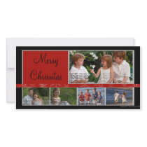 Modern and Elegant Christmas Photo Card photo cards