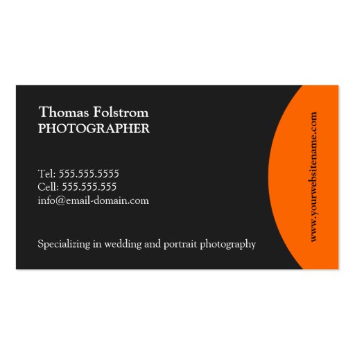 Modern and Elegant Personalized Business Cards (back side)