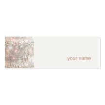 Modern and Hip Mini Profile Business Card