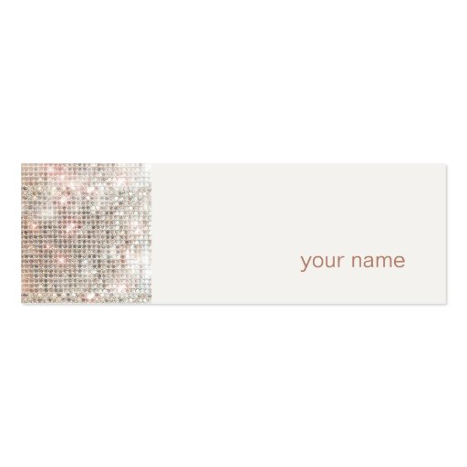 Modern and Hip Mini Profile Business Card