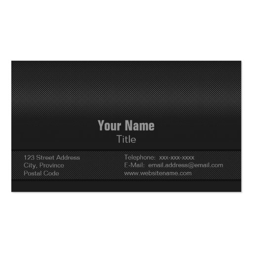 Modern and Minimal Business Cards (back side)