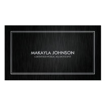 Modern and Minimal Certified Accountant Business Card