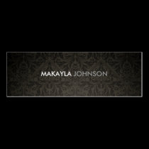 Modern and Minimal Damask business cards