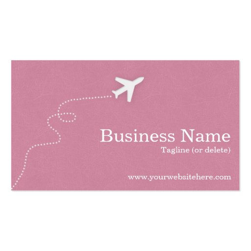Modern and Simple Travel Business Cards (front side)