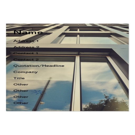 Modern architecture business card