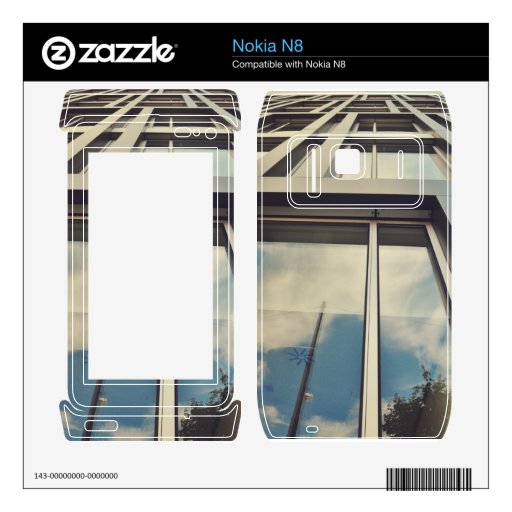 Modern architecture decal for the nokia n8