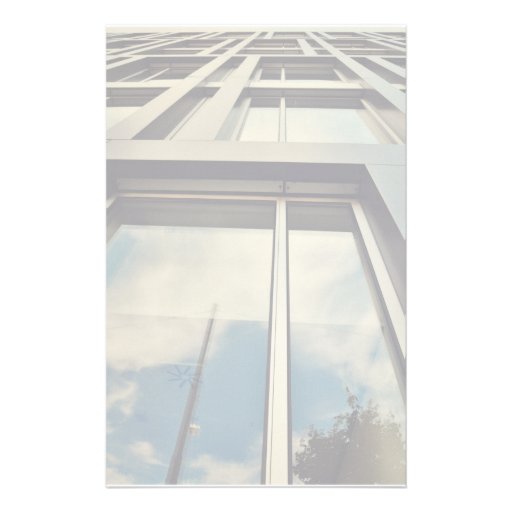 Modern architecture personalized stationery