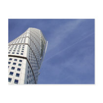 Modern Architecture Twisting to the Sky Postcard