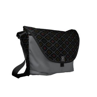 Modern Argyle Dark rickshawmessengerbag