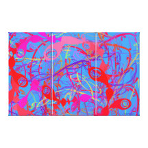 MODERN ART - 3 PANELS - HOME DECORATION - GIFTS CANVAS PRINTS