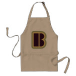 Modern art deco letter B Aprons