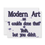 Modern Art Invitation
