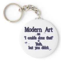 Modern Art Keychains