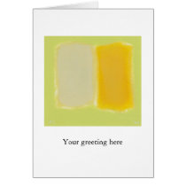Modern art minimalist painting sunny warm colorful cards