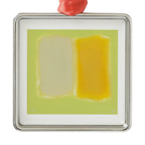 Modern art minimalist painting sunny warm colorful ornaments