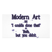 Modern Art Photo Greeting Card
