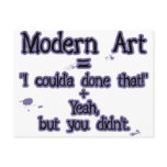 Modern Art Postcard
