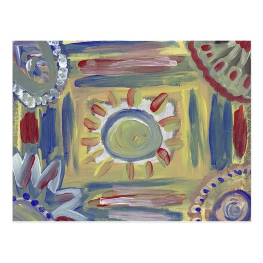 Modern Art Postcard Zazzle