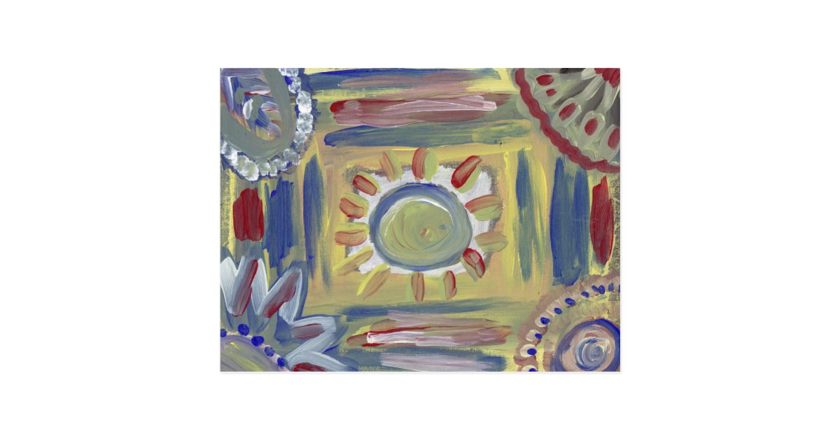 Modern Art Postcard Zazzle