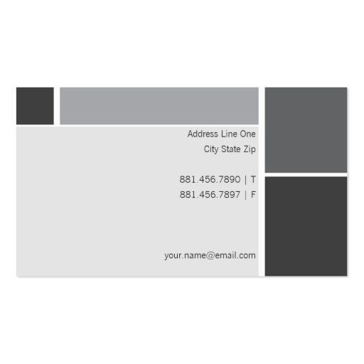 Modern Artist Abstract Grid Monochrome Fuzzy Dots Business Card (back side)