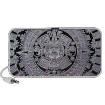 Modern Aztec Mayan Calender Portable Speaker