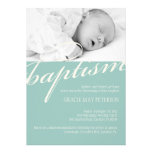 Modern Baby Baptism Invitation