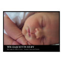Modern baby photo statistic wall hanging art black print