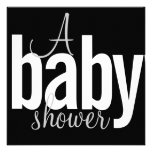 Modern Baby Shower Invitations