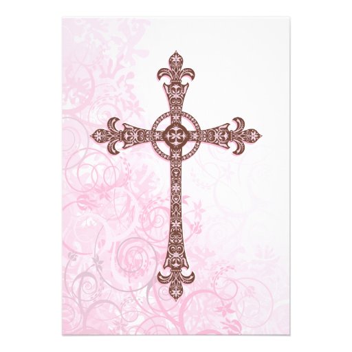 Modern Baptism Invitation