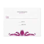 Modern Baroque Response Postcard