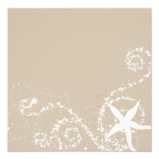 Modern Beach Bridal Shower Invitations