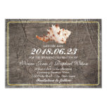 Modern Beach & Shell Wedding Save The Date Card