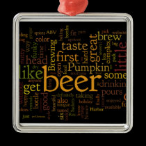 modern beer ornament ornaments