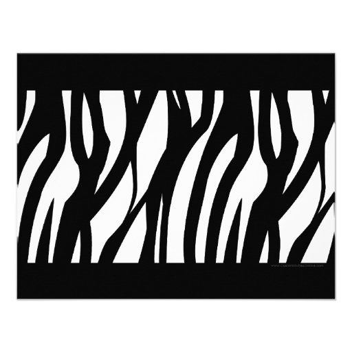 Modern Black and White Bridal Shower Invitations