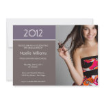 Modern Blocks Graduation Invitation - grape