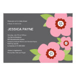 Modern Blooms Baby Shower Invitation invitations