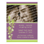 Modern Blossom Save The Date 4.25 x 5.5 Invitation