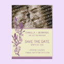 Modern Blossom Save The Date Postcard