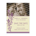 Modern Blossom Save The Date Postcard by twoheartsshoppe Modern Blossom Save The Date Postcard